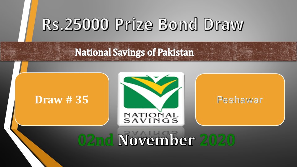 25000 Prize bond 02 November 2020